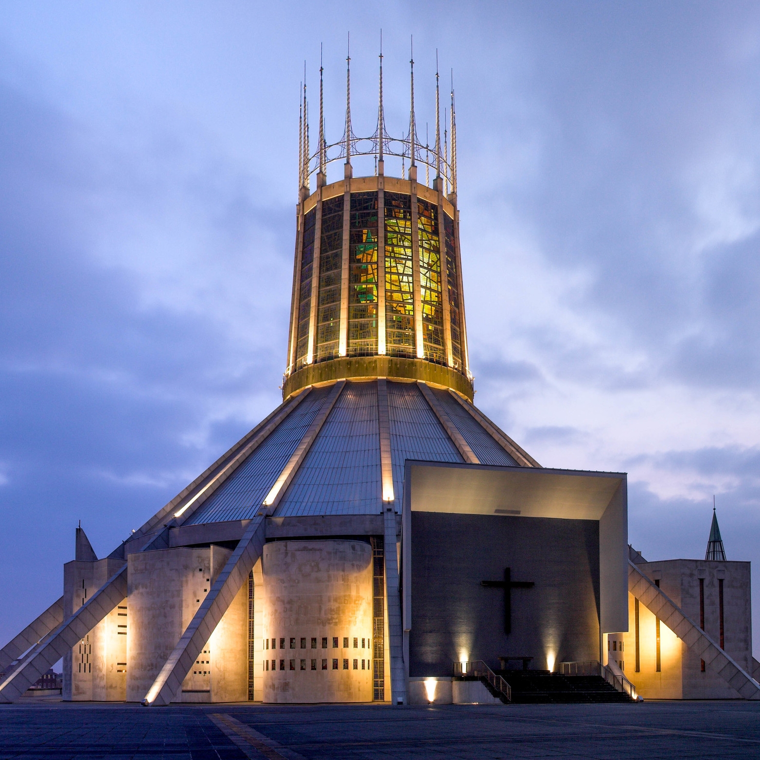  Liverpool Metropolitan Cathedral - Liverpool, UK (Steel Window Repair) 